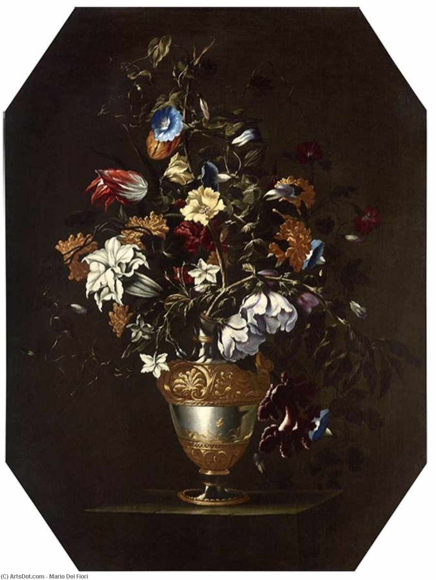 A Vase Of Flowers — Mario Dei Fiori