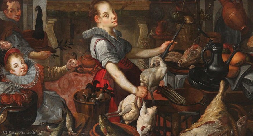 Intérieur De Cuisine — Pieter Cornelisz Van Rijck
