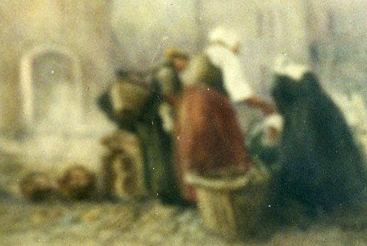 (peasant Women Washing Laundry), (painting) — Katherine Beatrice Mcnaughton Mowry