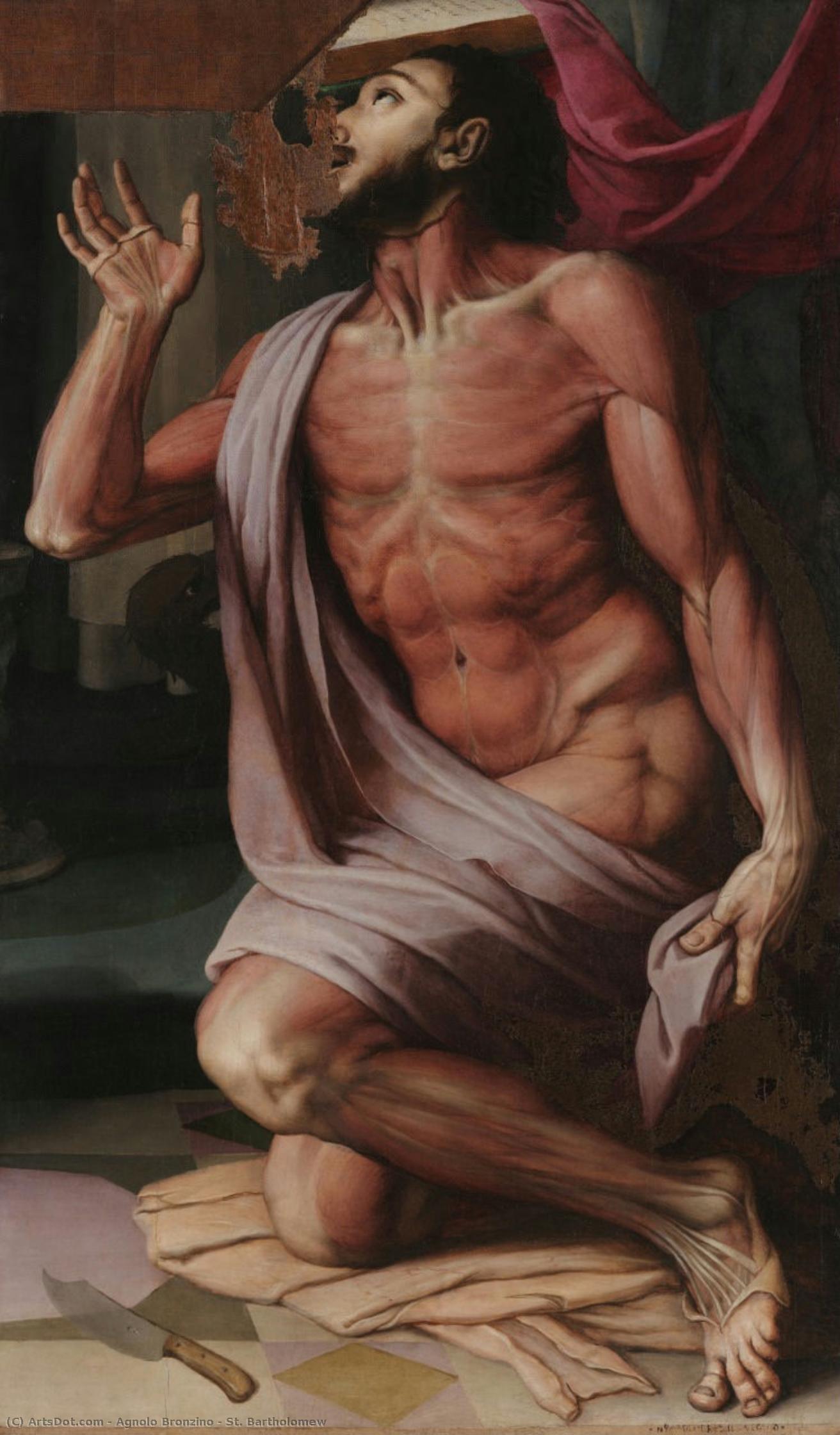 St. Bartholomew — アニョーロ・ブロンズィーノ