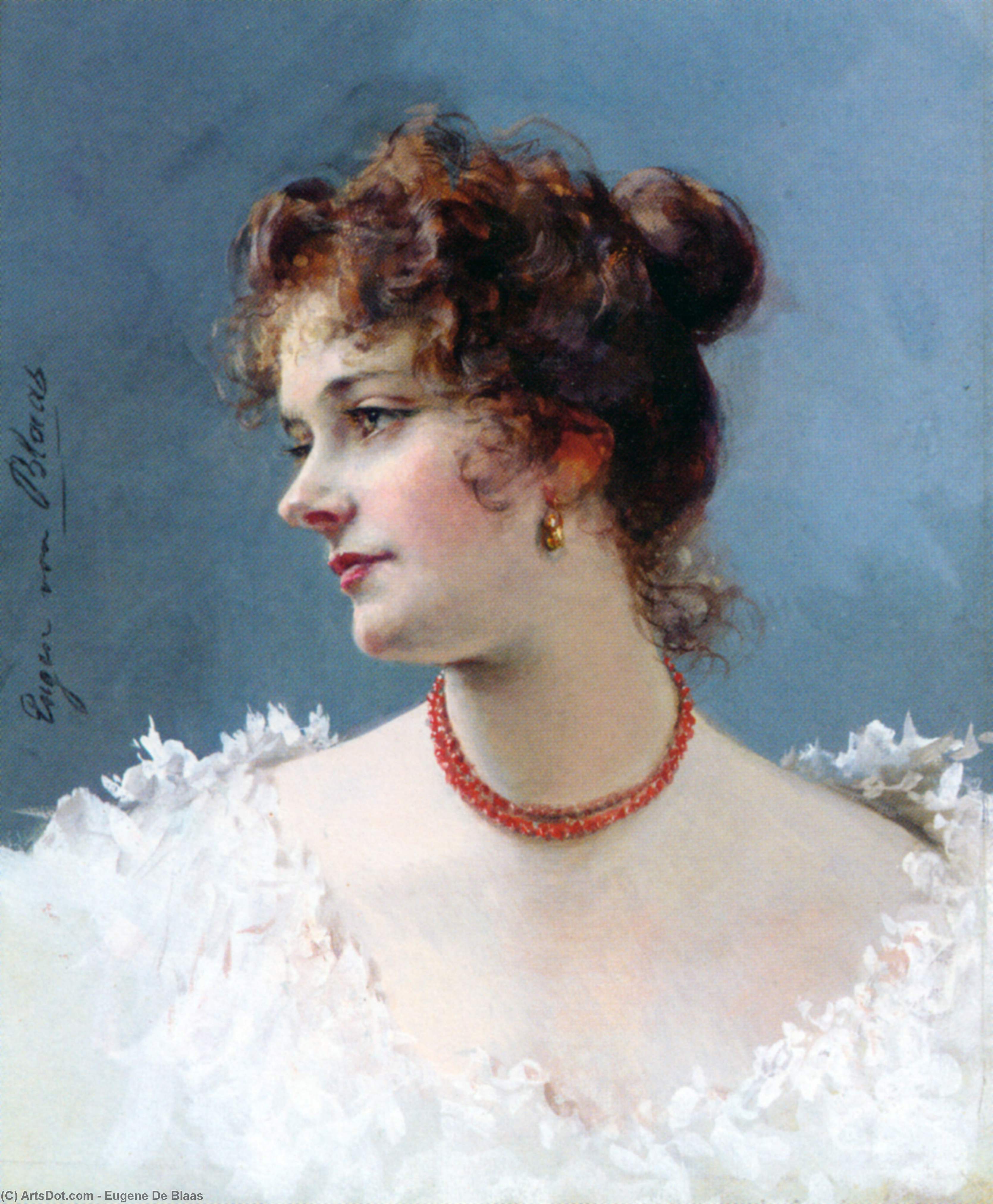 Portrait Of A Lady — Eugen Von Blaas