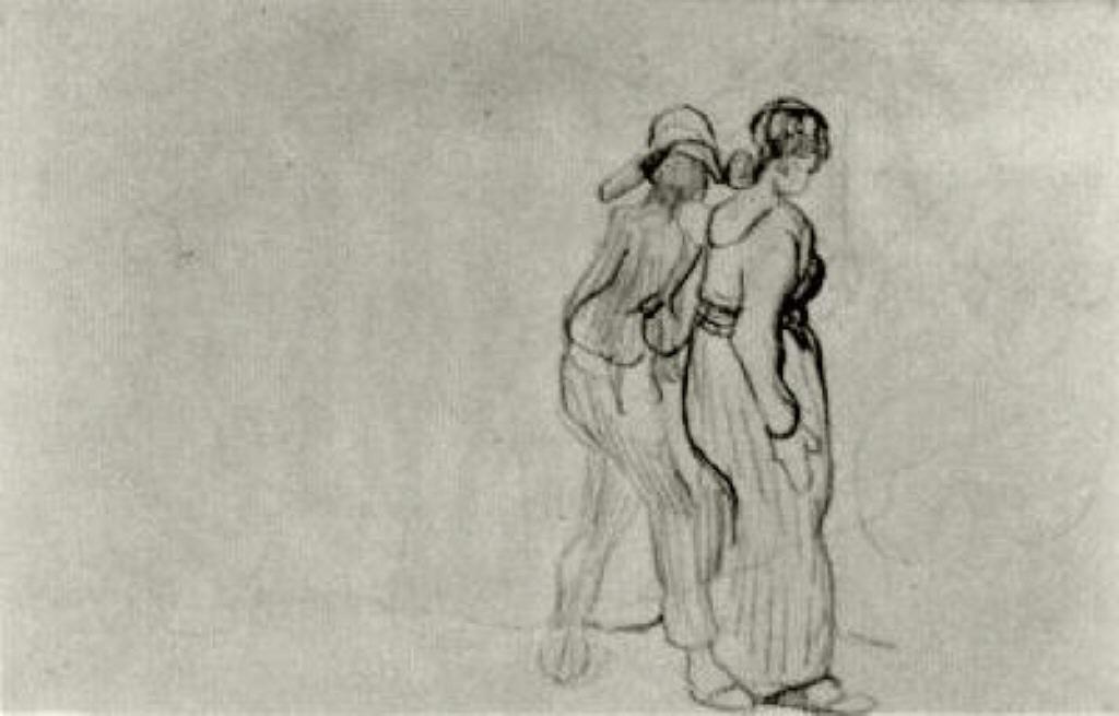 Couple Walking — Vincent Willem Van Gogh