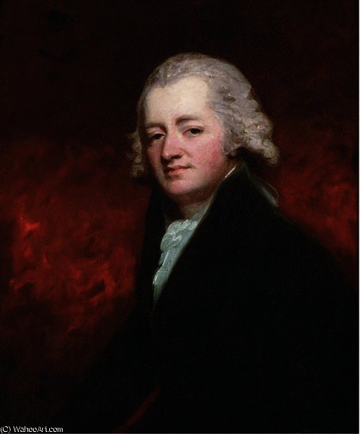 Portrait Of A Gentleman Said To Be The Honorable Philip Bouverie-pusey — George Romney