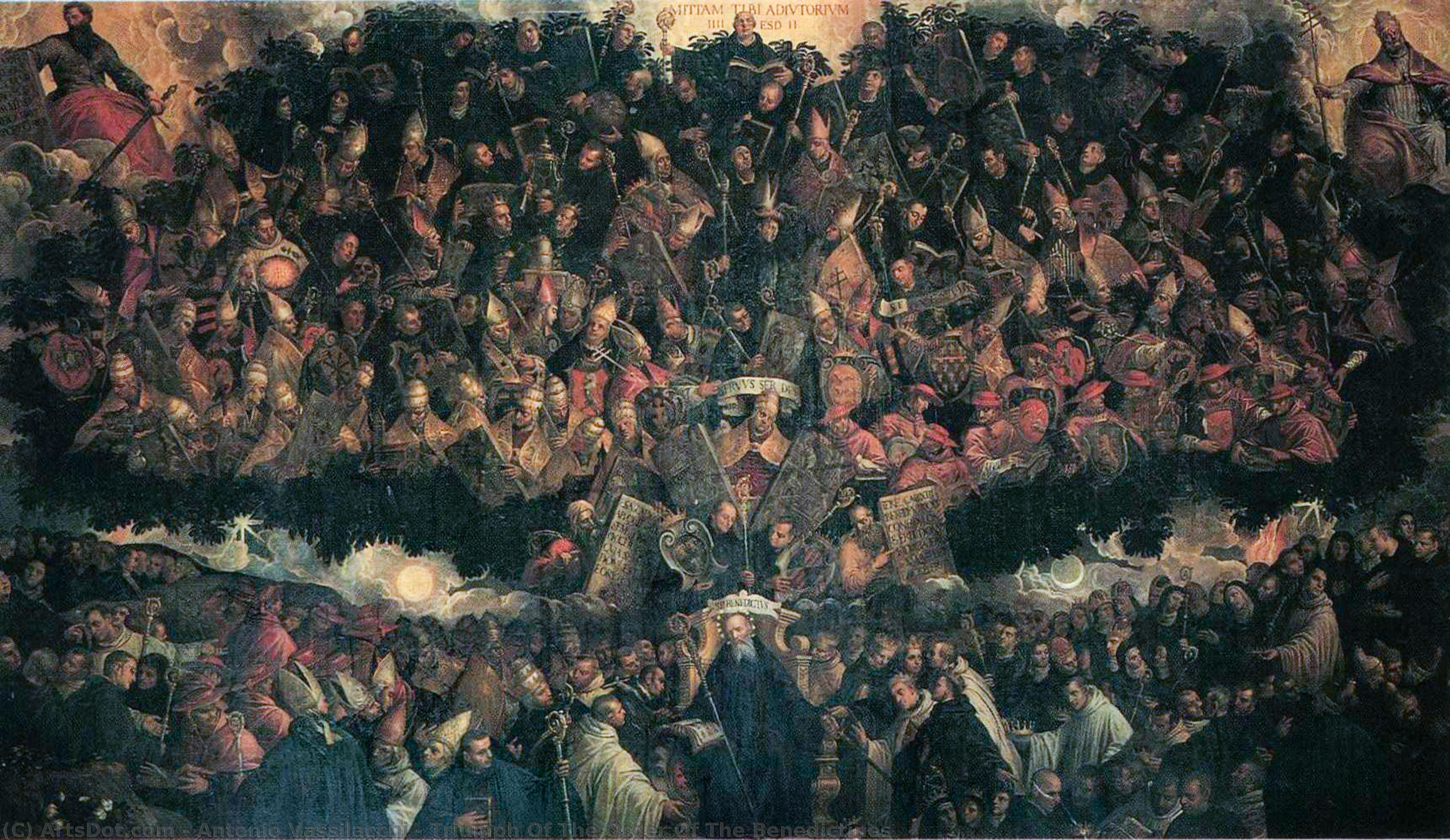 Triumph Of The Order Of The Benedictines — Antonio Vassilacchi