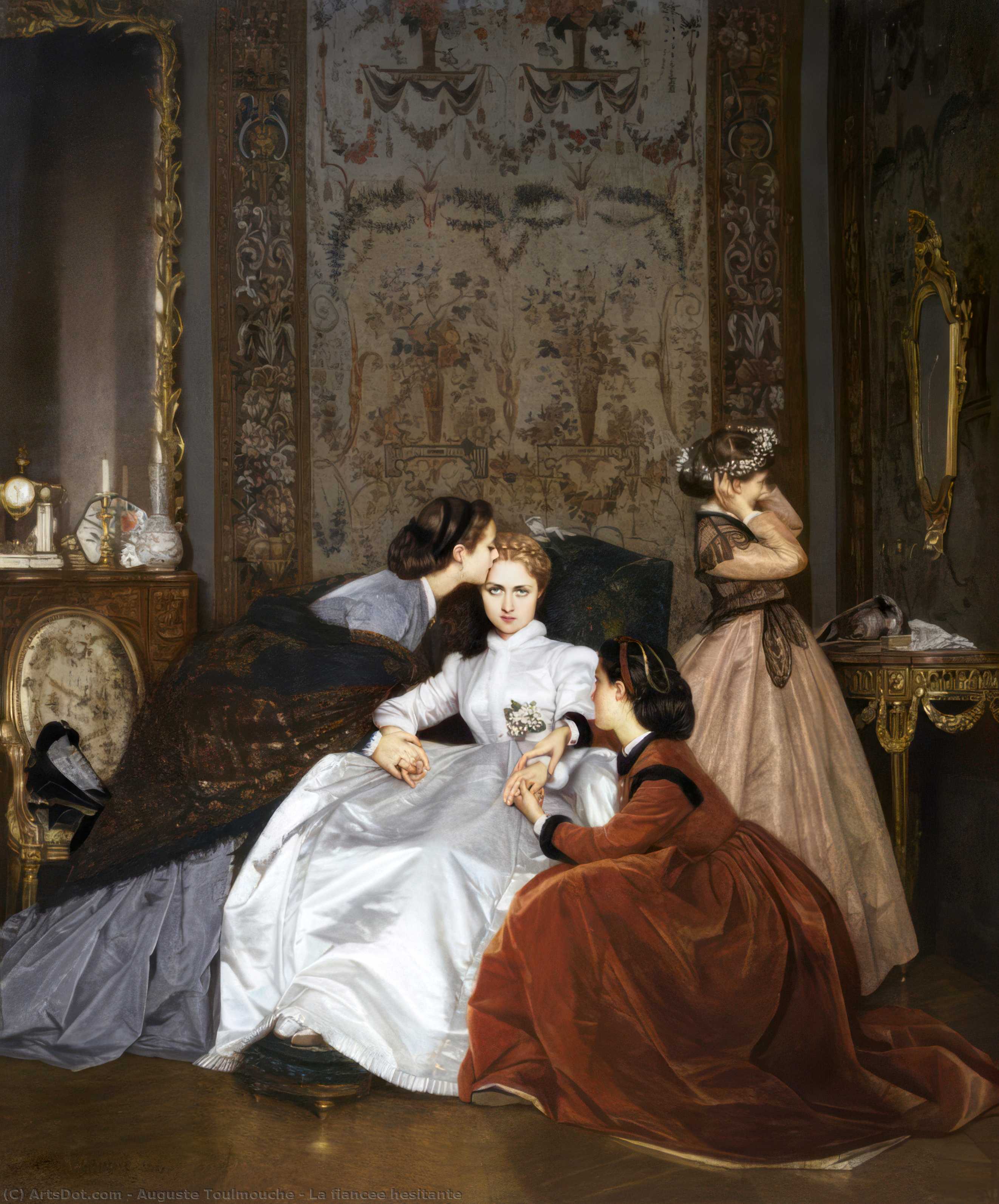 La Fiancee Hesitante — Auguste Toulmouche