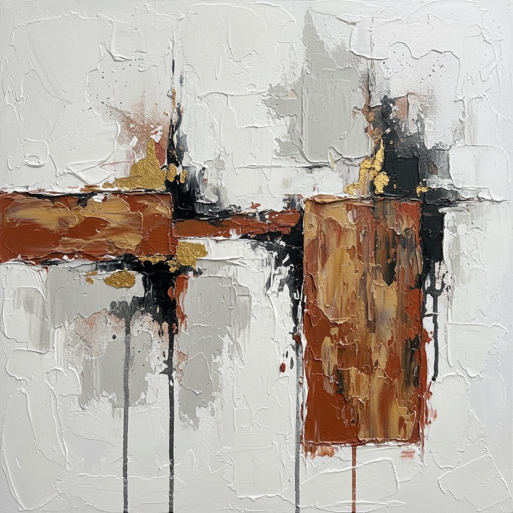 Monolithic Echoes In Ochre And Gold: A Singular Study Of Earthly Tension — David Moreau