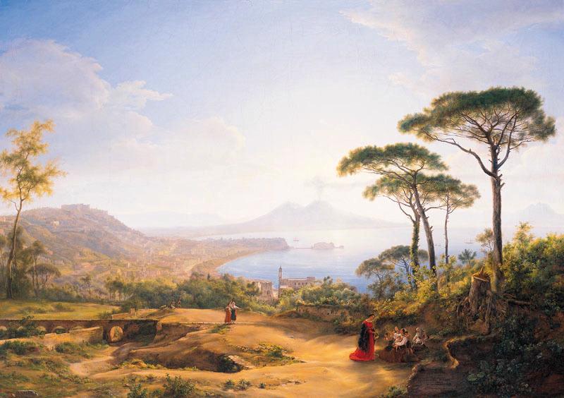 Naples, Vue Du Pausilippe — Jacques Sarazin