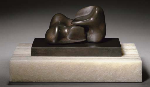 Maquette For Two Piece Sculpture No. 10 (interlocking) — Henry Moore