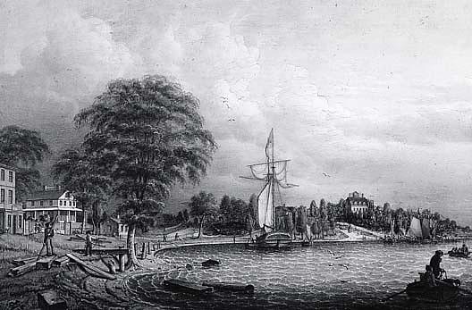 Massachusetts, Chelsea Creek, (painting) — Robert W. Salmon