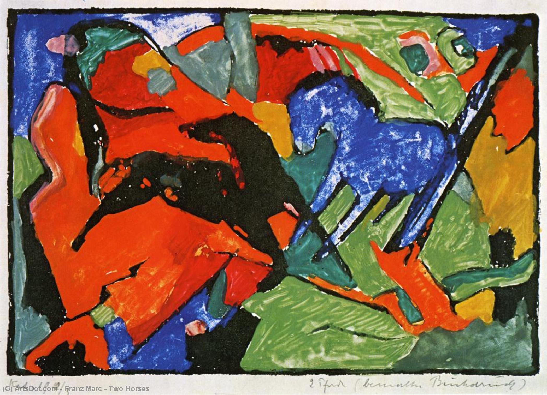Two Horses — Франц Марк