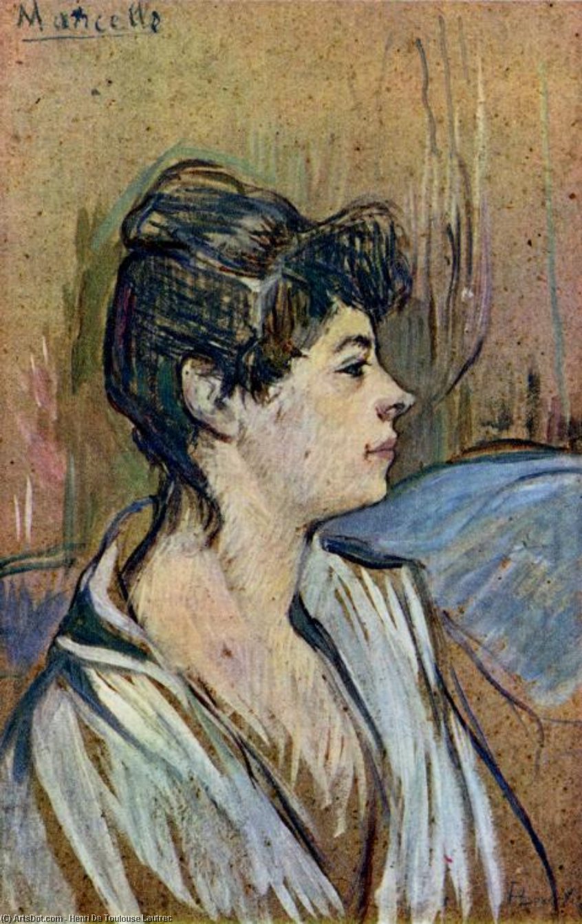 Portrait Of Marcelle — Henri De Toulouse-lautrec