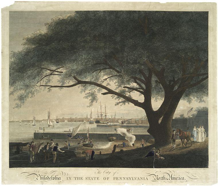 The City Of Philadelphia In The State Of Pennsylvania North America — Thomas Birch