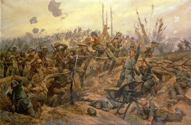 The Battle Of The Somme — Richard Caton Woodville