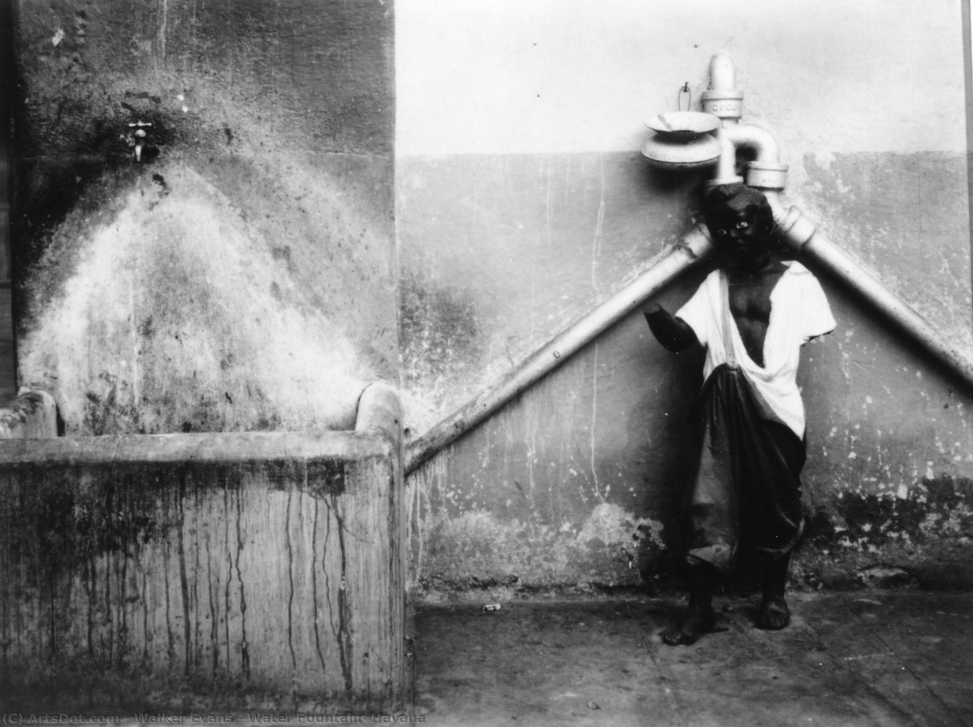 Water Fountain, Havana — Walker Evans
