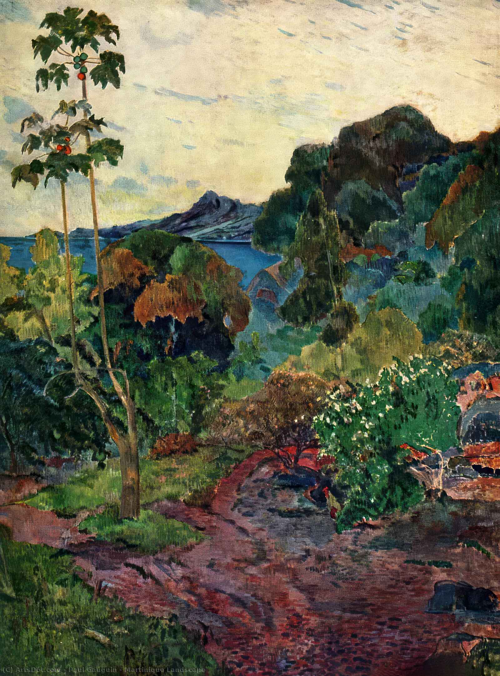 Martinique Landscape — Гоген