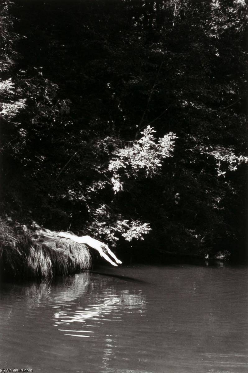 Navarro River (nude Diver) — Alvin Lieberman