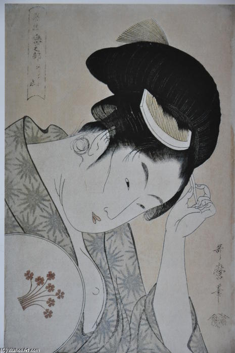 From The Series Kasen Koi No Bu — Kitagawa Utamaro