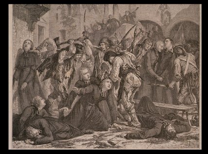 The Massacre Of The Priests In September — Hippolyte De La Charlerie