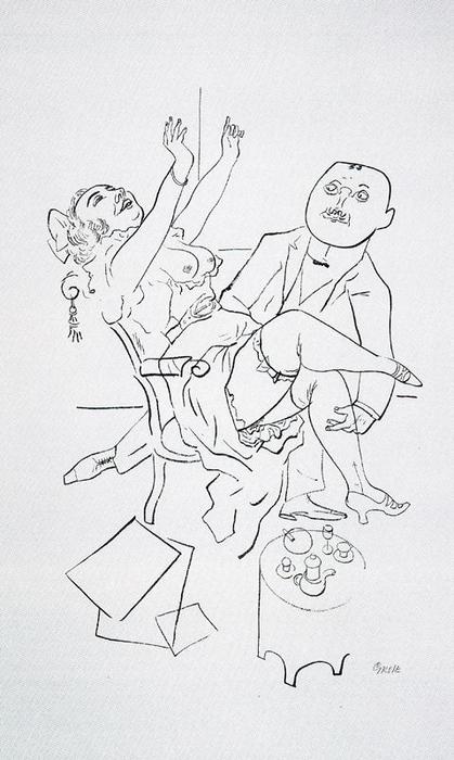 On The Border — George Grosz