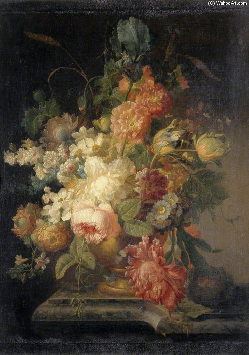 Vase Of Flowers — Georgius Jacobus Johannes Van Os