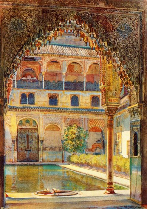Courtyard Of The Myrtles — Jorge Apperley (george Owen Wynne Apperley)
