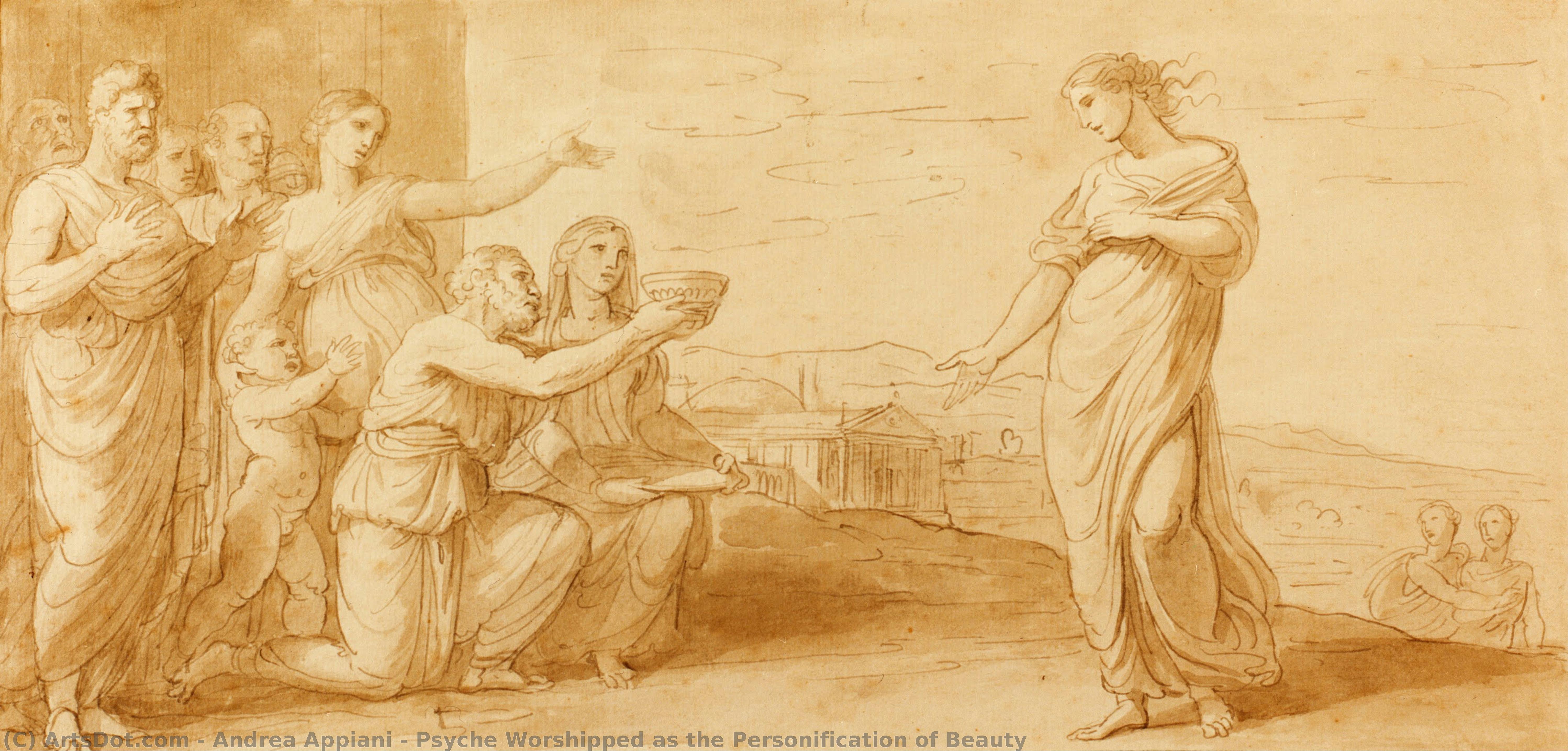 Psyche Worshipped As The Personification Of Beauty — Andrea Appiani