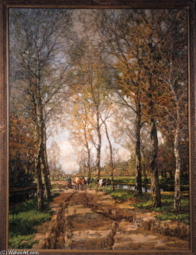 Octobre - A Sunny Day In Autumn — Arnold Marc Gorter