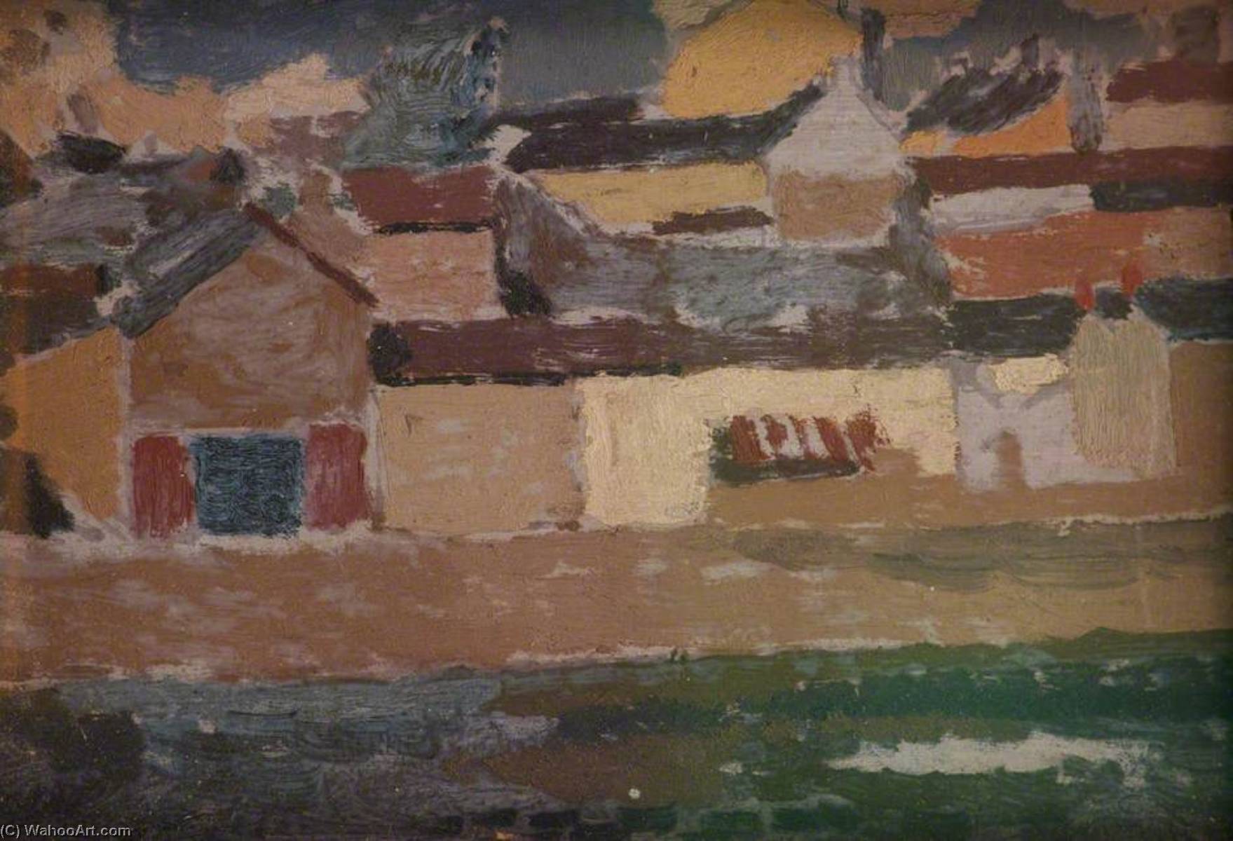 Townscape, Carmarthen Quay ( ) — Edward Morland Lewis