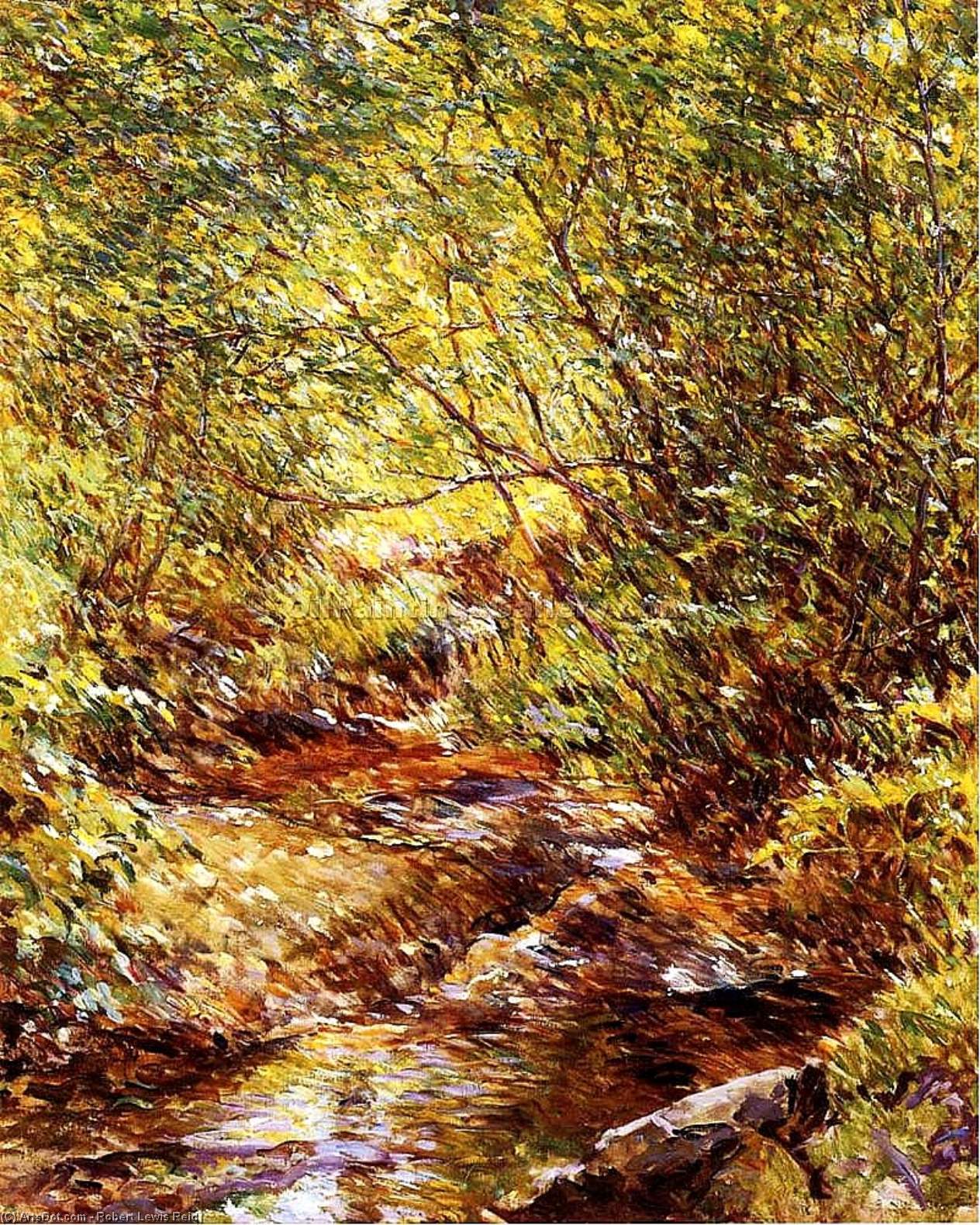 A Woodland Stream — Robert Lewis Reid