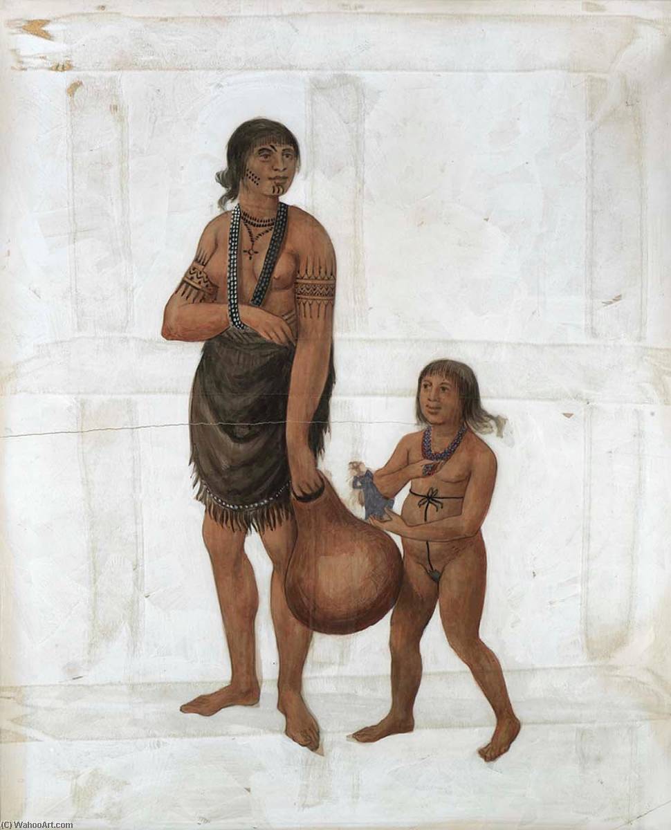 A Chiefe Herowan's Wife Of Pomeoc And Daughter — Spencer Nichols