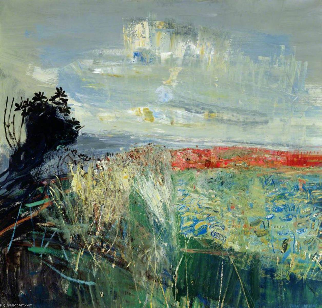 Field Of Barley By The Sea — Joan Koldin Hardind Erli