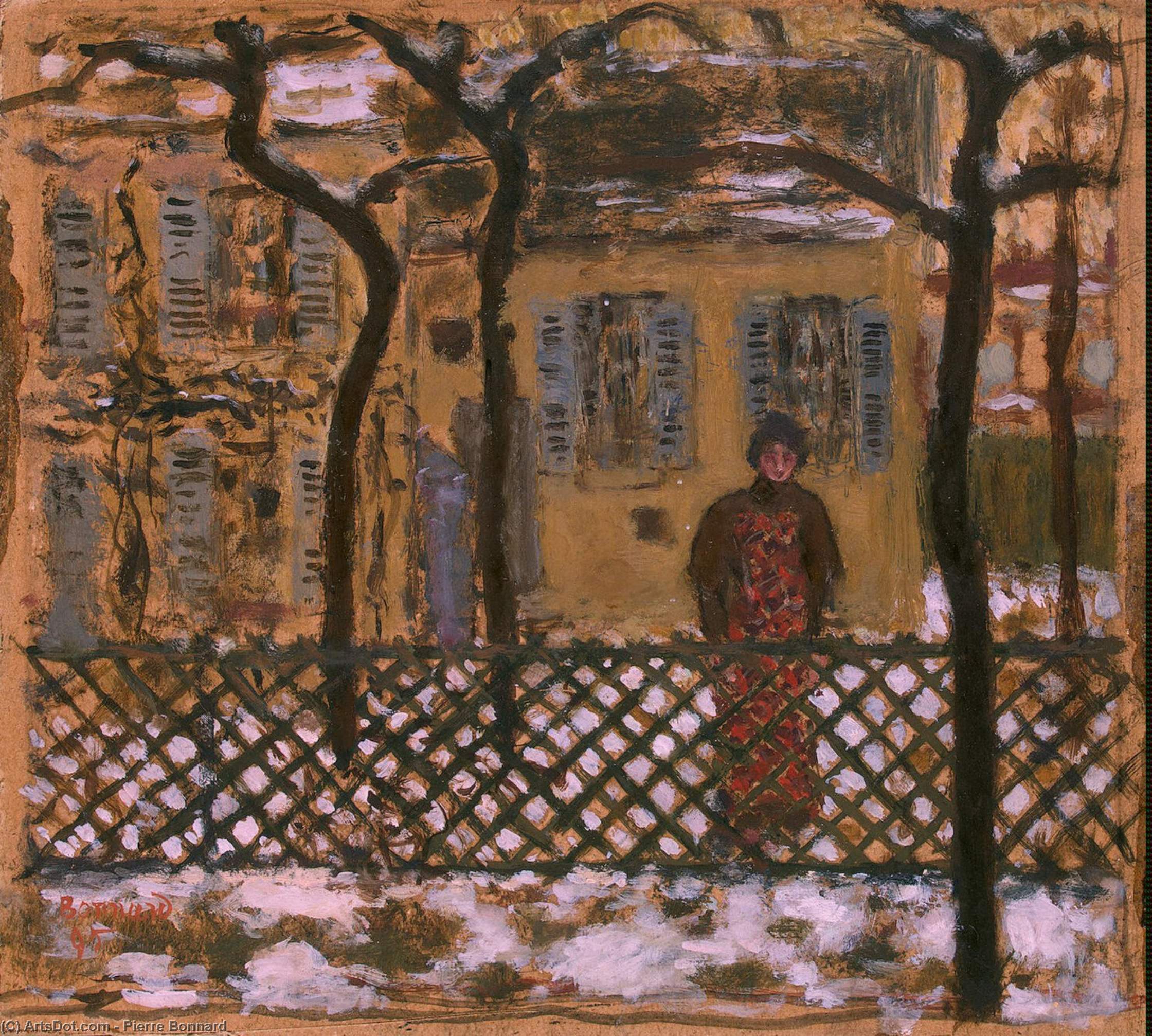Behind The Fence — Pierre Bonnard