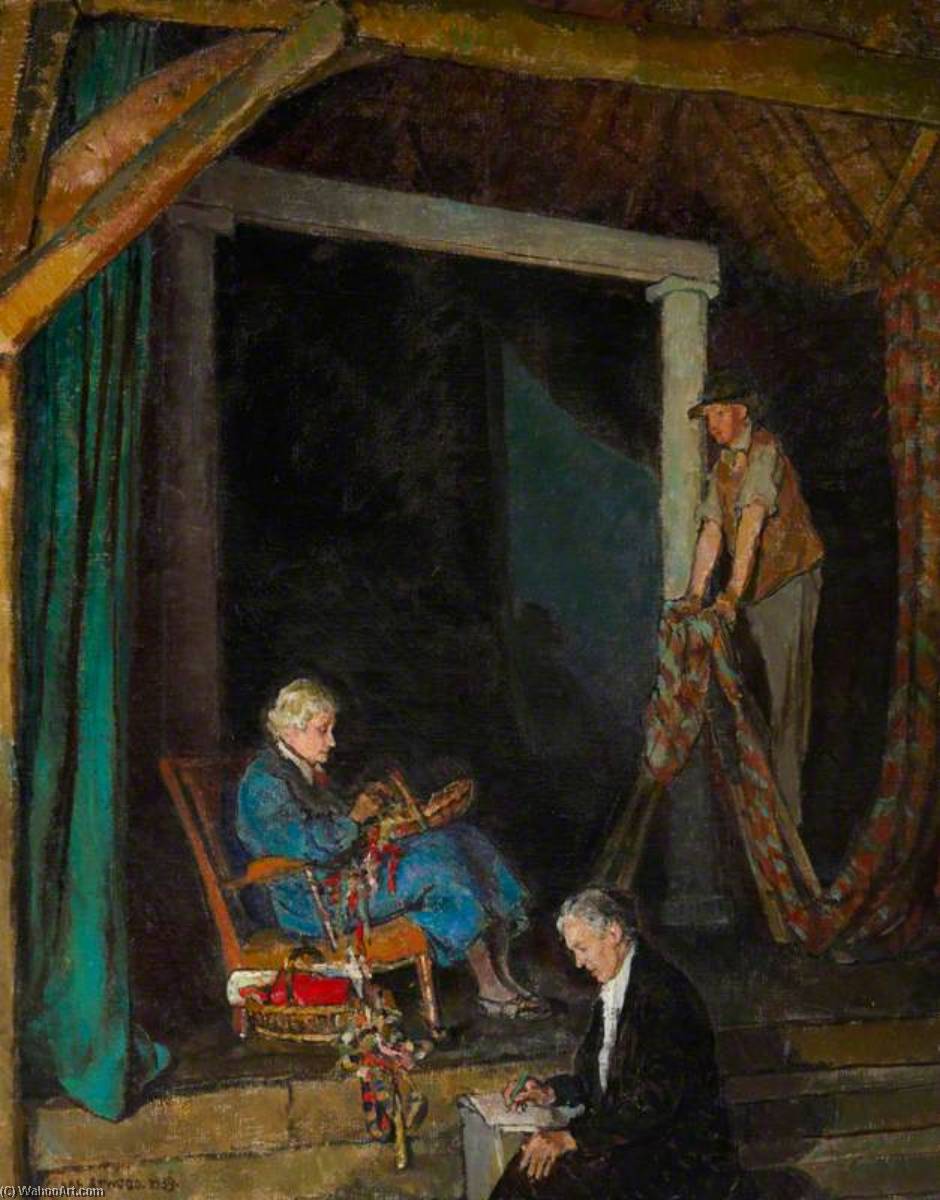 Interior Of The Barn Theatre, Smallhythe Place Edith Ailsa Craig (1869–1947), Charles Staite And Irene Cooper Willis — Clare Atwood
