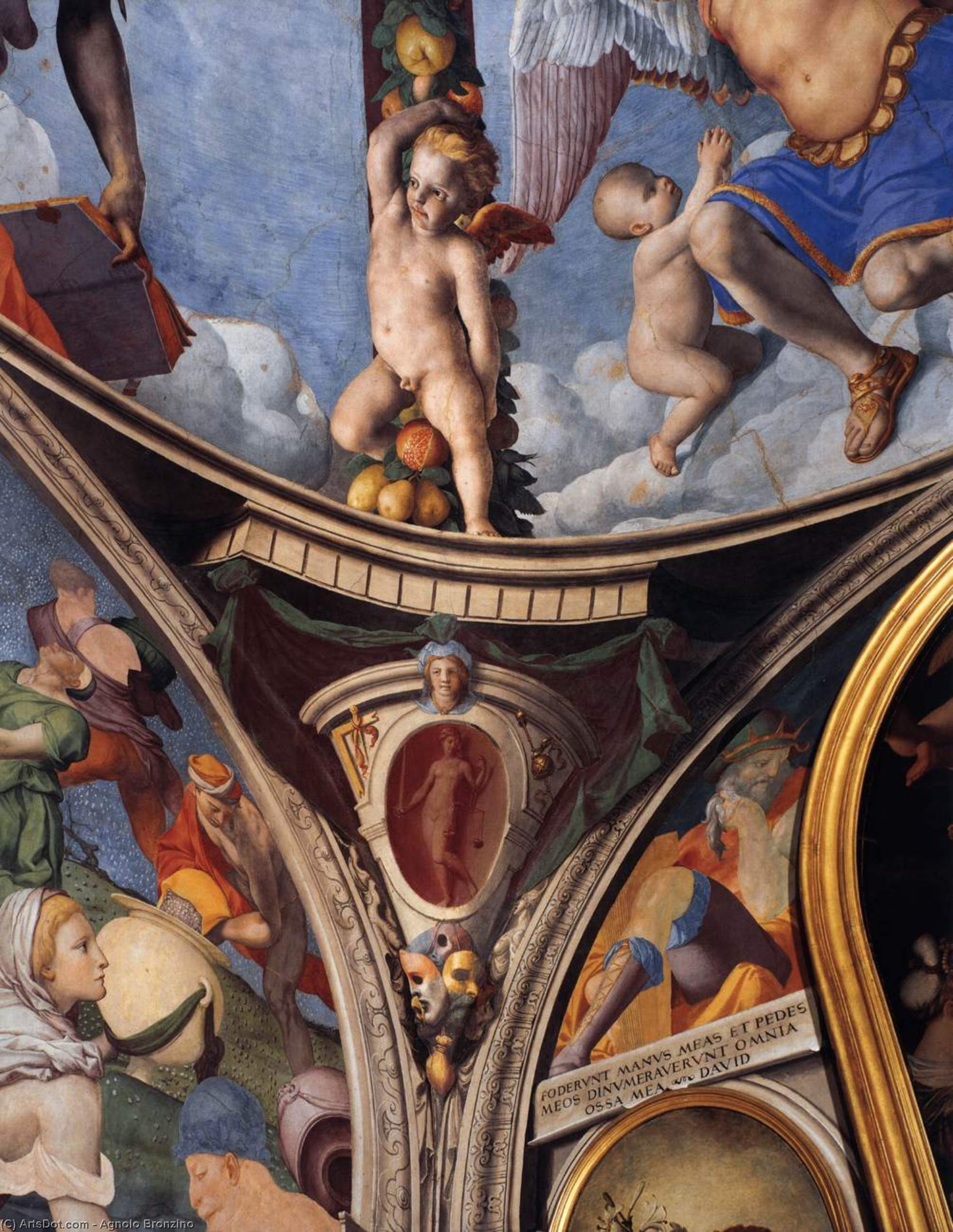 Vault Decoration (detail) — Agnolo Bronzino