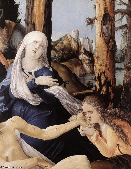 The Lamentation Of Christ (detail) — Hans Baldung