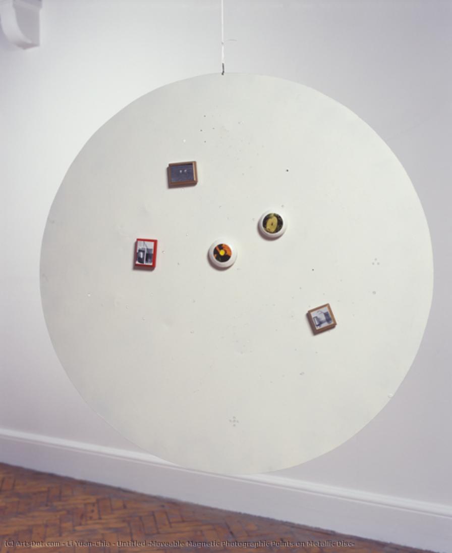 Untitled (moveable Magnetic Photographic Points On Metallic Disc) — Li Yuan-chia