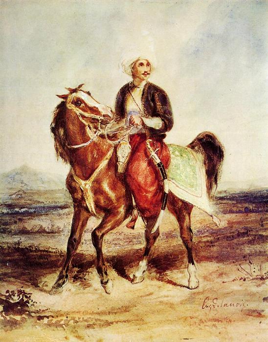 Turkish Horseman — Eugène Delacroix