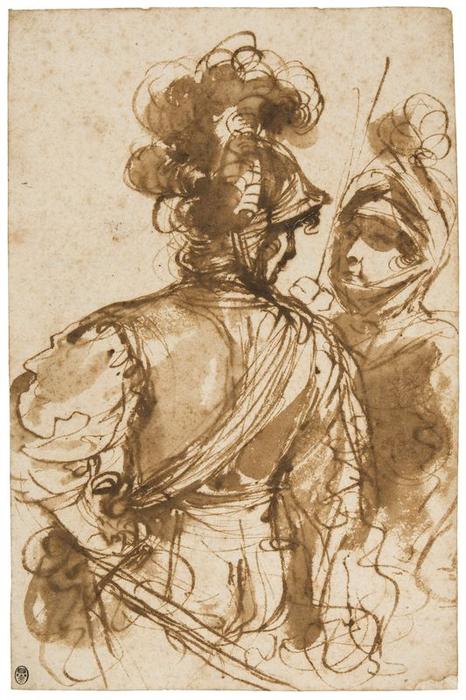 Two Warriors — Guercino