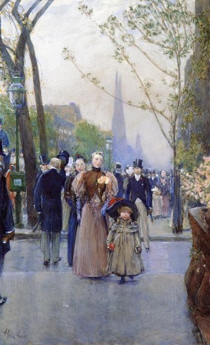 Fifth Avenue (also Known As Sunday On Fifth Avenue) — Frederick Childe Hassam