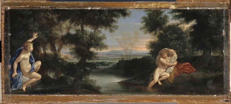 Salmacis Et Hermaphrodite — Albani Francesco (l'albane)