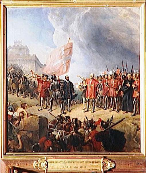 L'ordre De Saint Jean Prend Possession De L'ile De Malte.26 Octobre 1530 — René Théodore Berthon