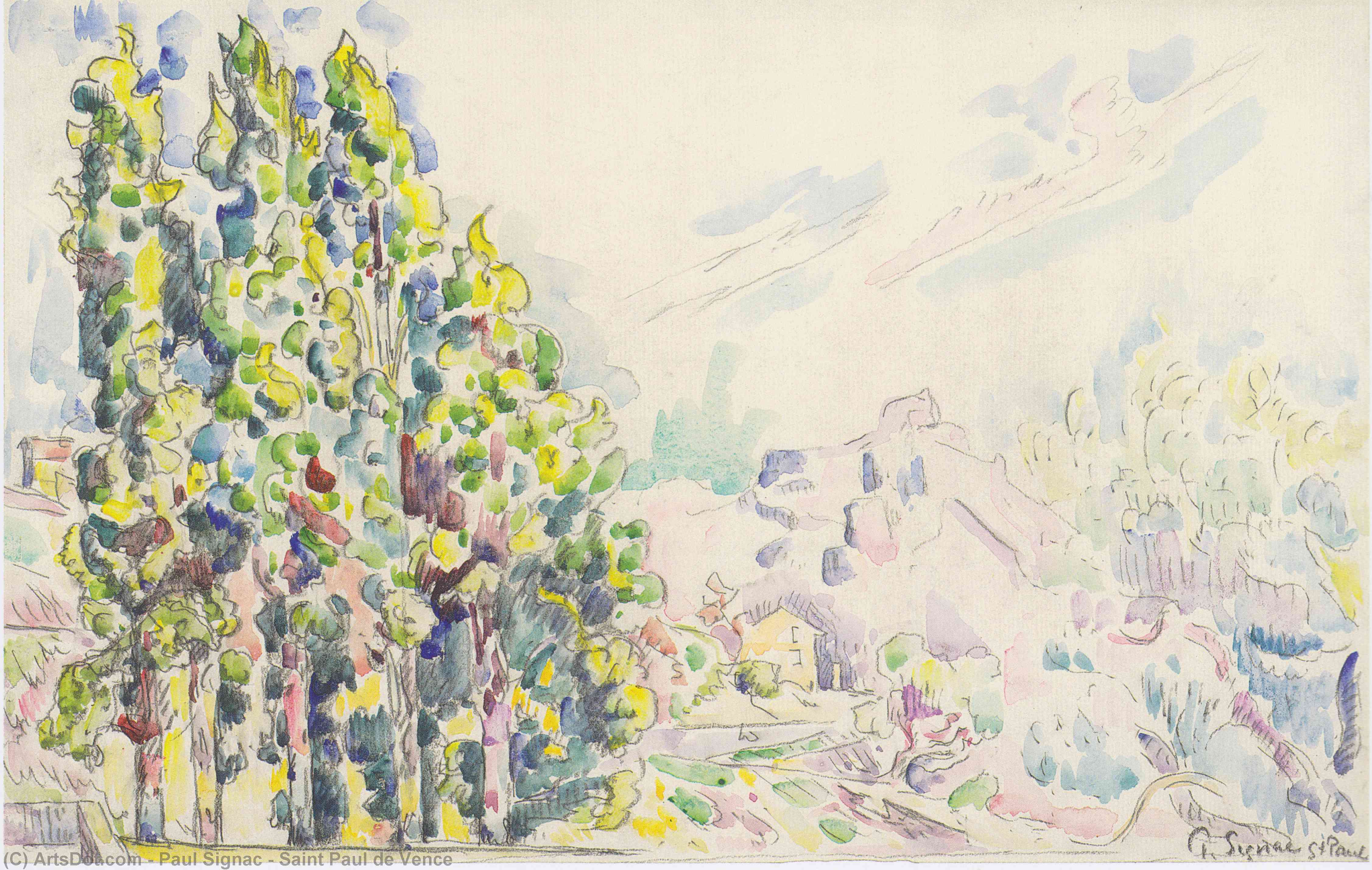 Saint Paul De Vence — Paul Signac