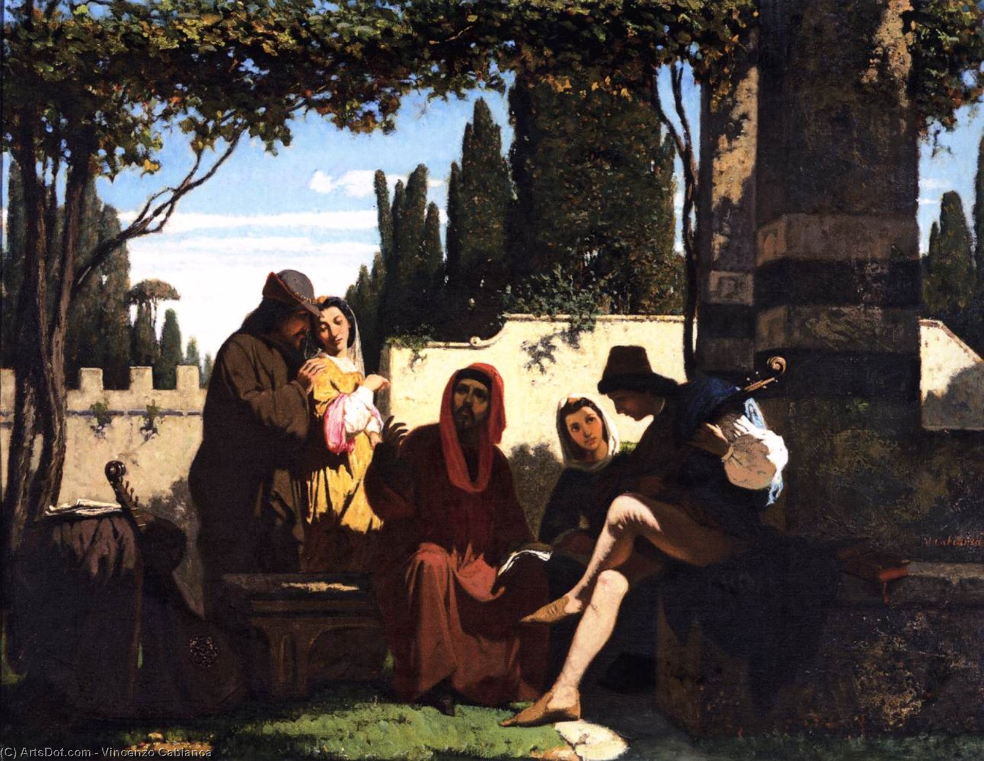 Tuscan Storytellers Of The 14th Century — Vincenzo Cabianca