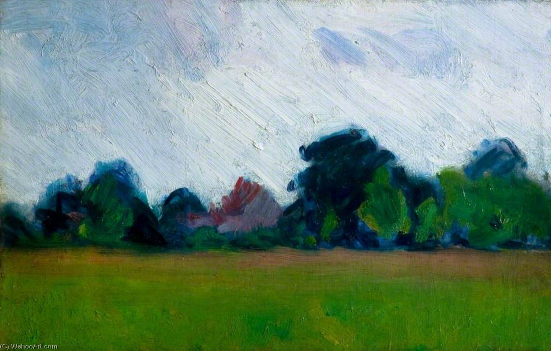 Landscape With Trees — William Tom Warrener