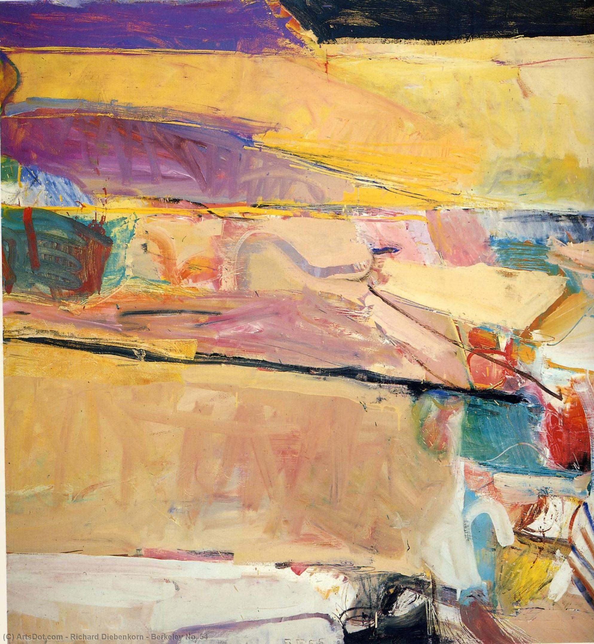 Berkeley No. 54 — リチャード・ Diebenkorn