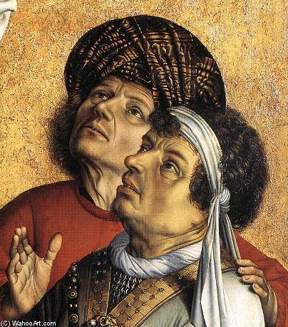 The Crucified Thief (detail) — Robert Campin (master Of Flemalle)