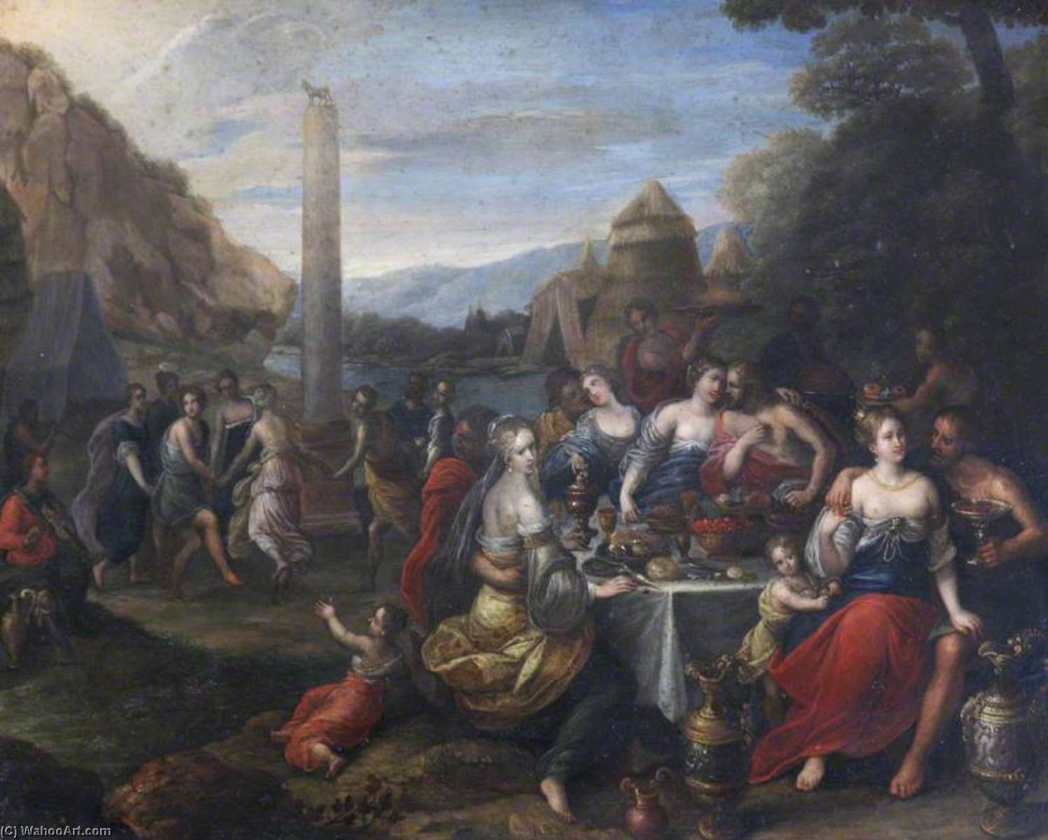 The Worship Of The Golden Calf — Frans Iii Francken