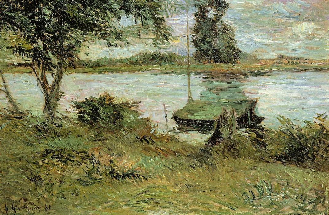Banks Of The Oise — Eugène Henri Paul Gauguin