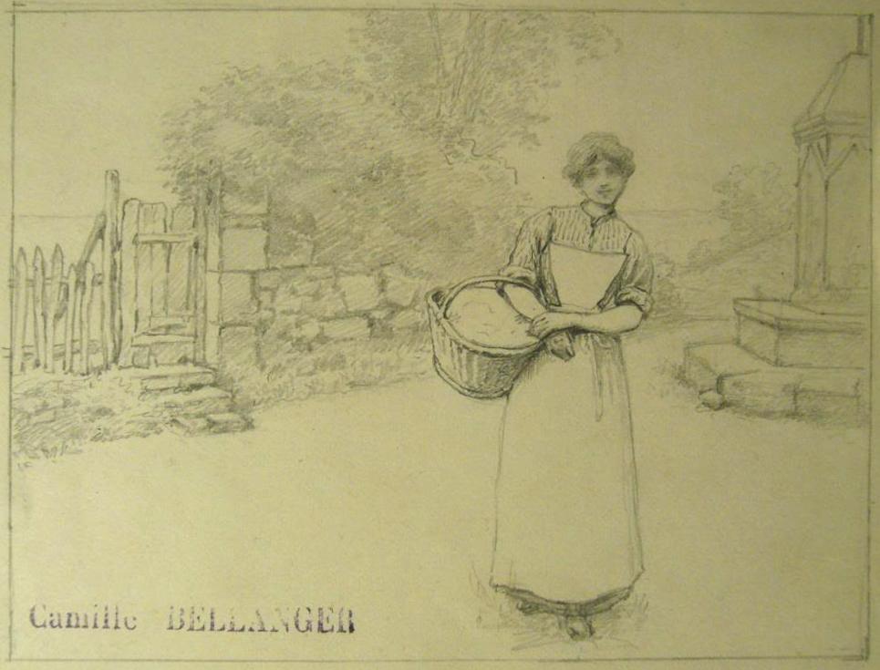 Fermière (also Known As Paysanne) — Camille Félix Bellanger