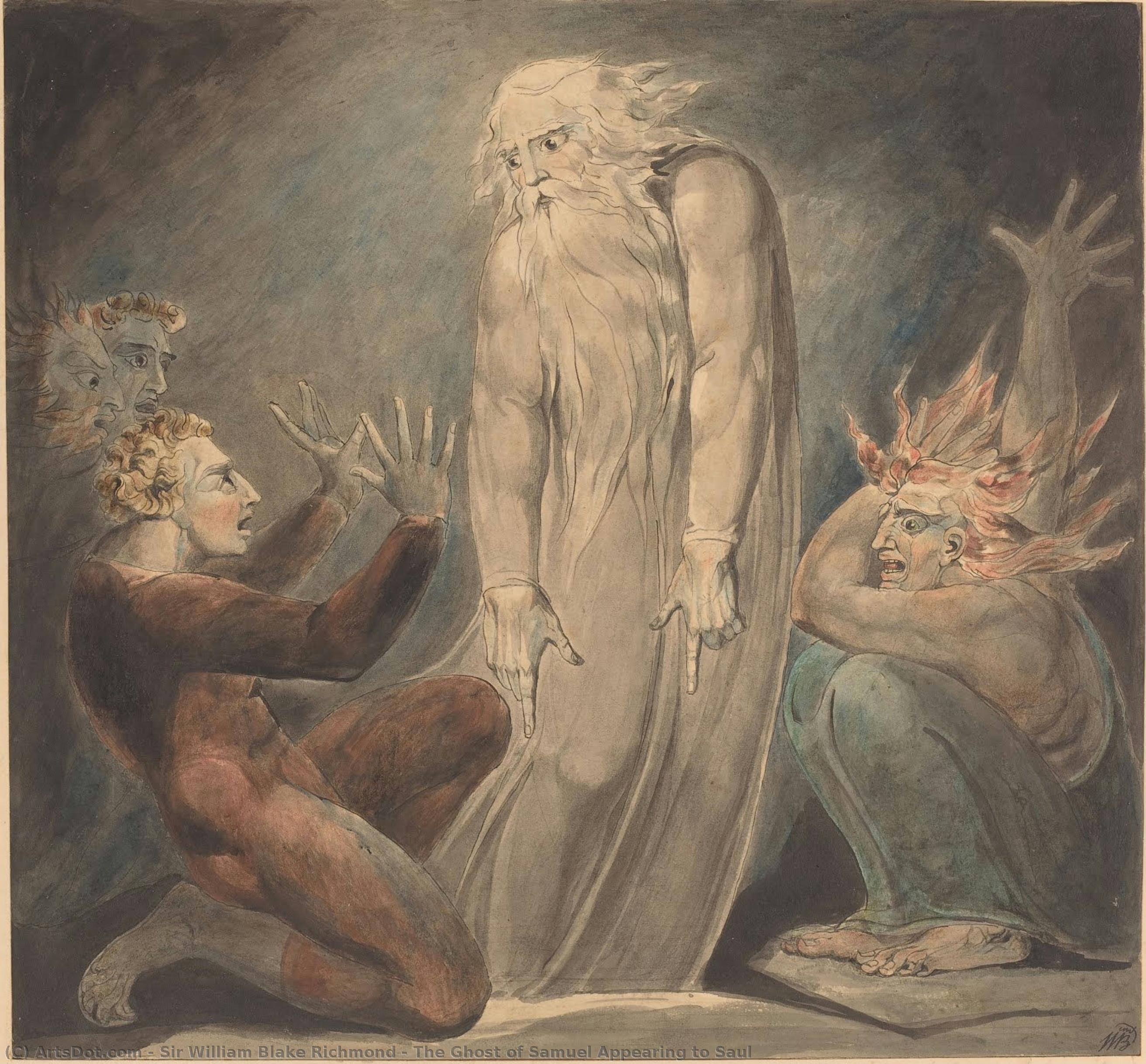 The Ghost Of Samuel Appearing To Saul — Sir William Blake Richmond